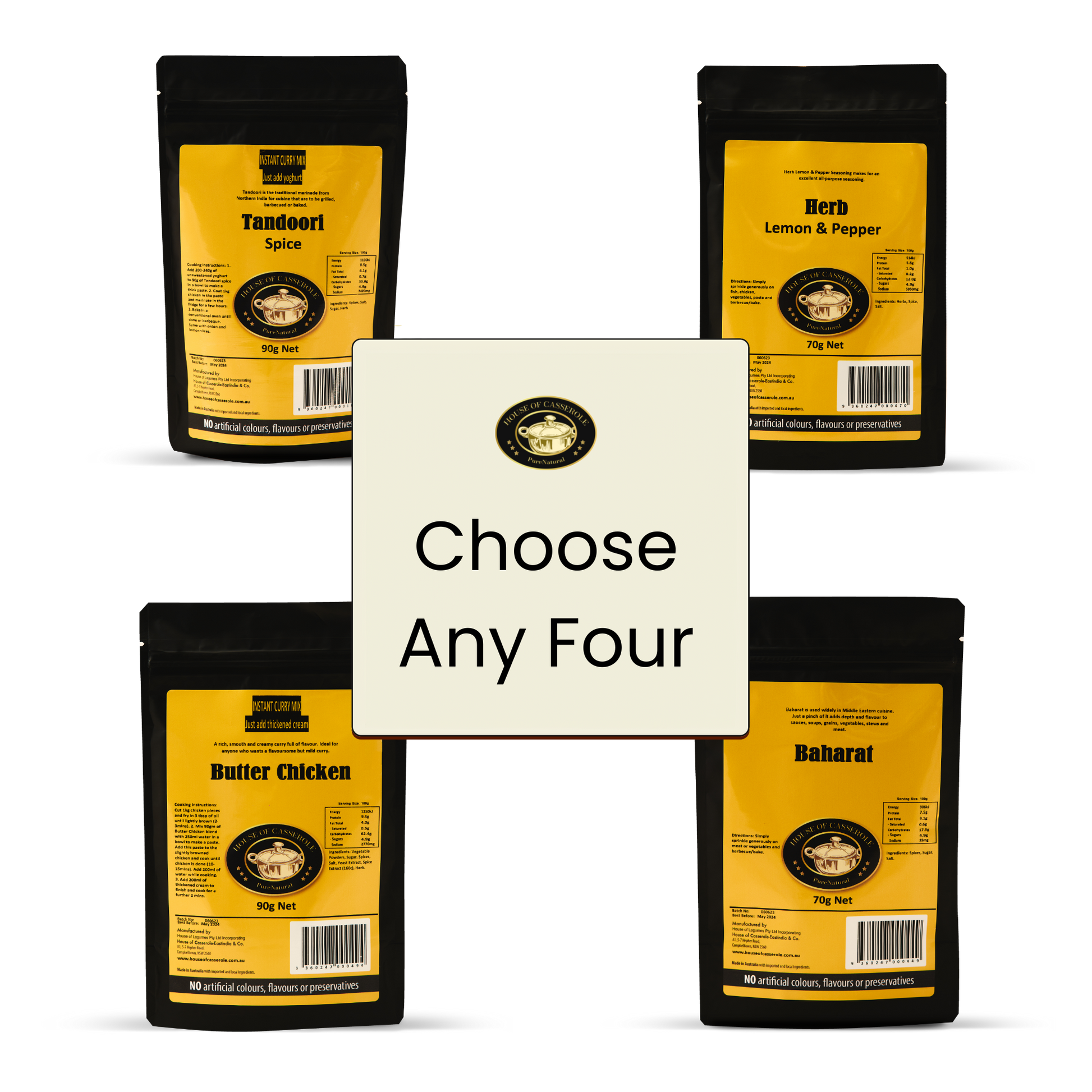 4 Packs Mix & Match
