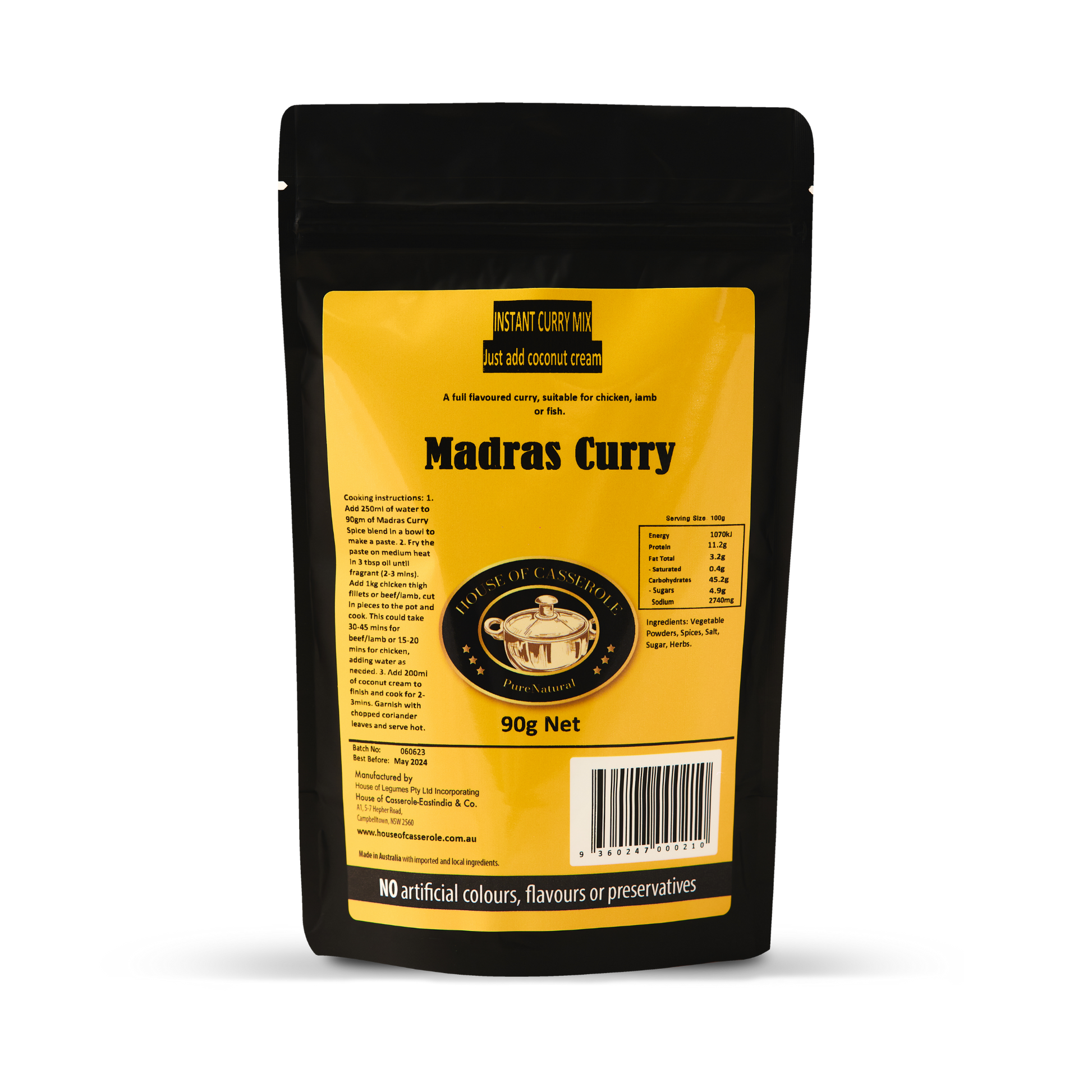 Madras Instant Curry Mix