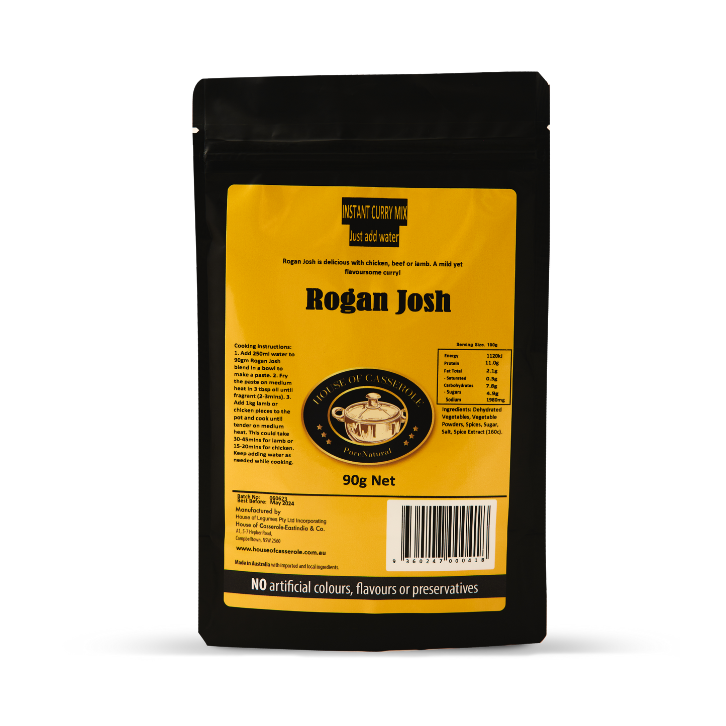 Rogan Josh Instant Curry Mix