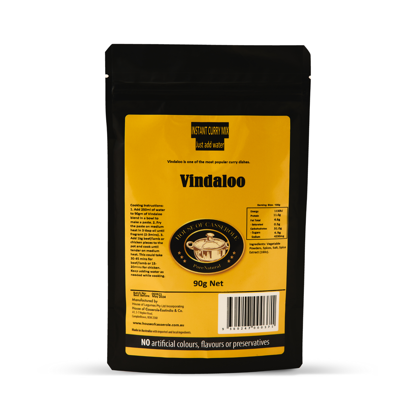 Vindaloo Instant Curry Mix