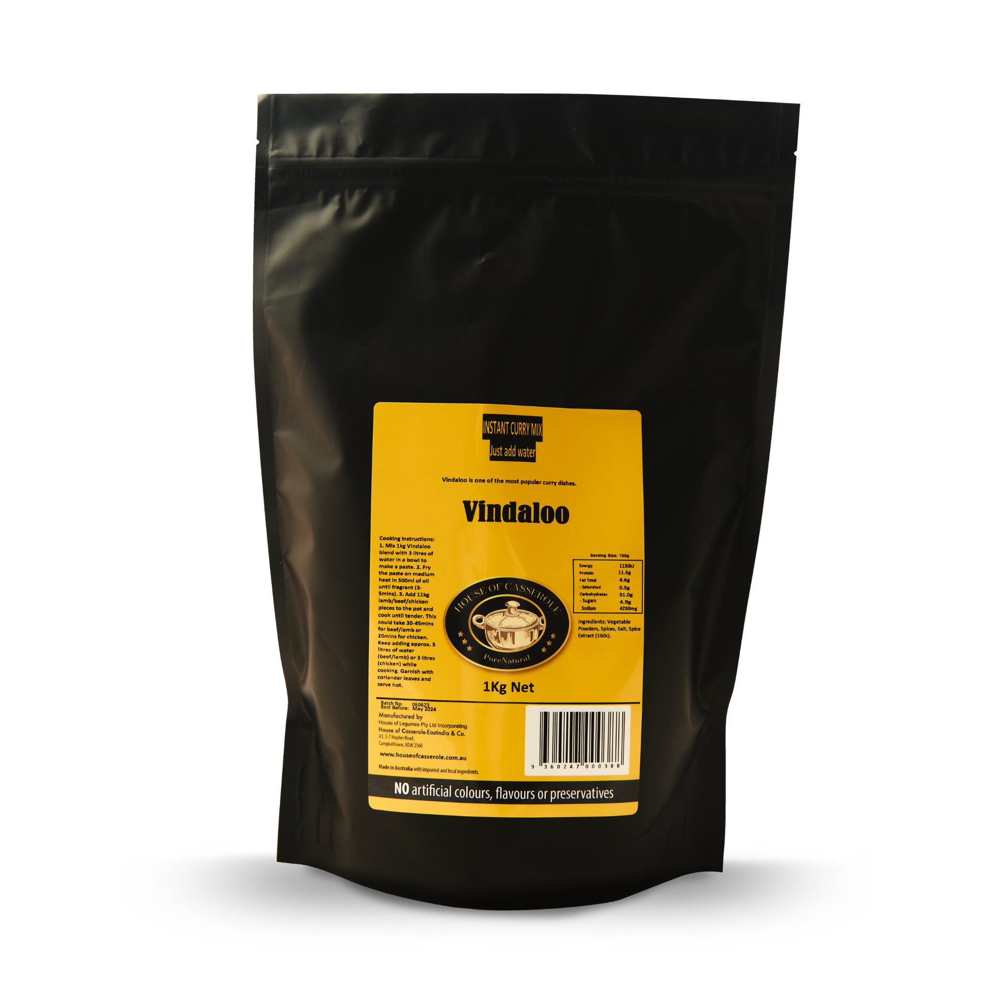 Vindaloo Instant Curry Mix