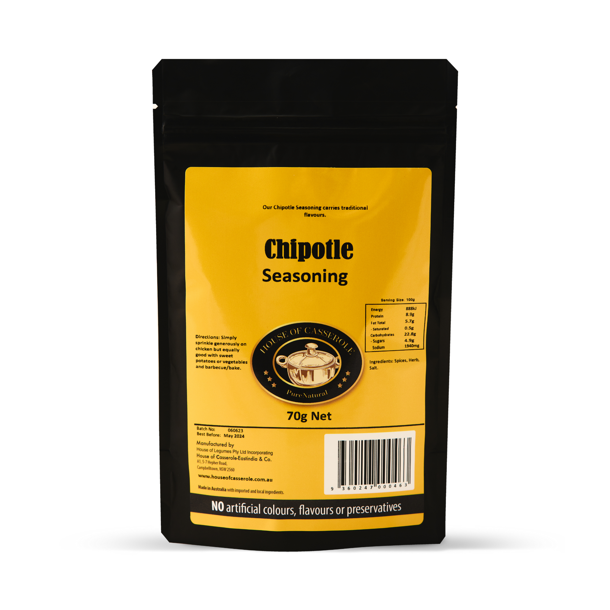 Chipotle Seasoning 70g bag