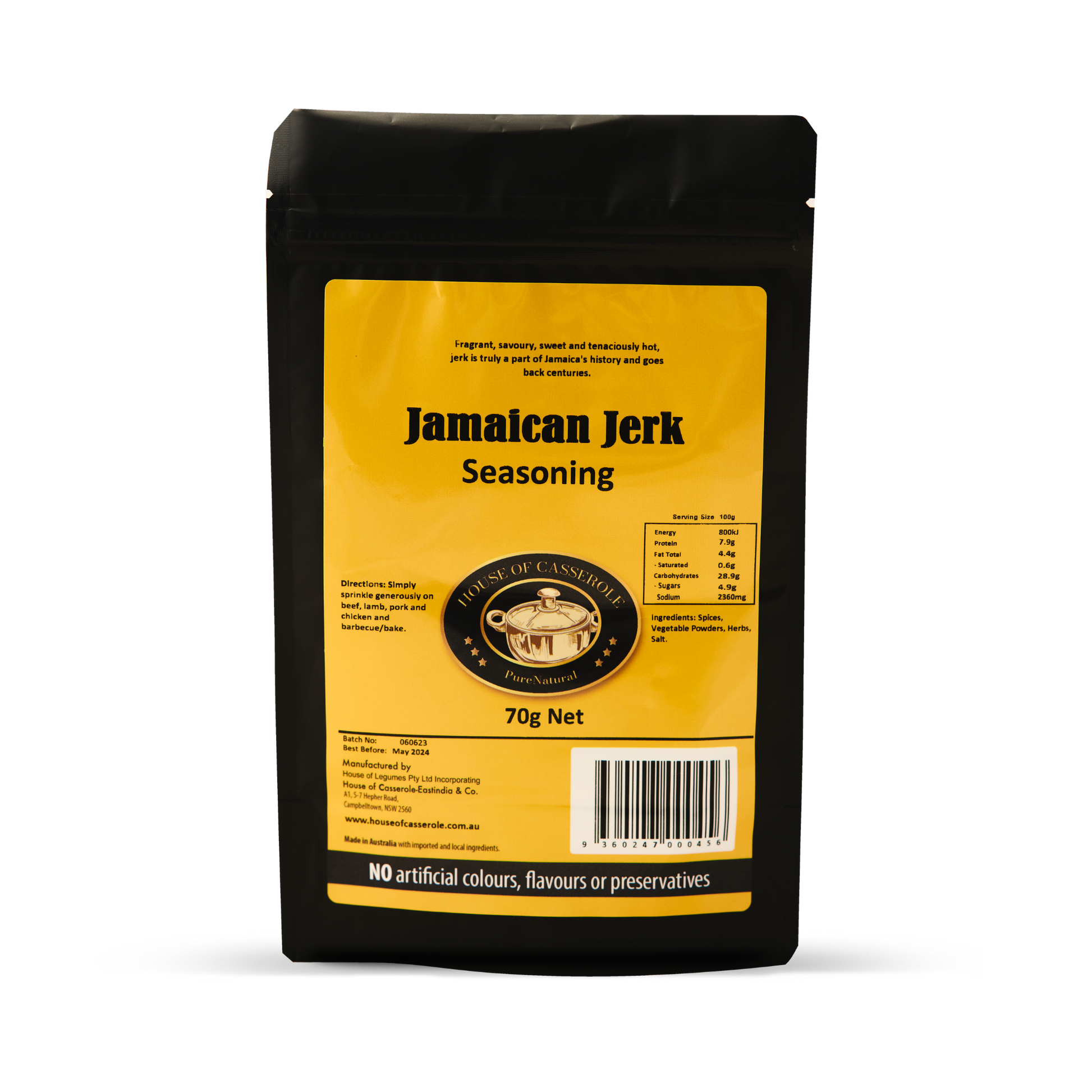 Jamaican Jerk Seasoning 70g bag